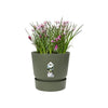 Vaso da fiori rotondo ELHO Greenville 30 - Esterno -  29,5 x H 27,8 cm - Verde foglia