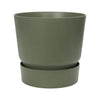 ELHO Portavaso rotondo Greenville 40 - Outdoor -  39 x H 36,8 cm - Verde foglia