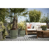Vaso per fiori rotondo ELHO Greenville 47 - Esterno -  47 x H 44,1 cm - Verde foglia