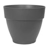 Elho Vibia Campana Fioriera Rotonda 55 - Nero - 55 x H 47 cm - da esterno - 100% riciclato