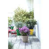 Vaso di fiori rotondo ELHO Loft Urban 25 - Esterno -  24,5 x H 22,2 cm - Giallo ocra