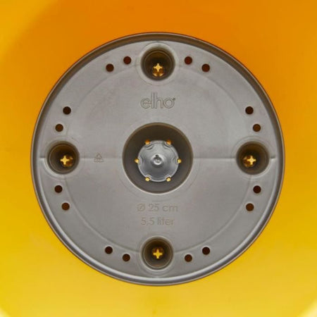 Vaso da fiori ELHO Loft Urban Round High 35 - Giallo -  34 x H 45 cm - per esterni - 100% riciclato