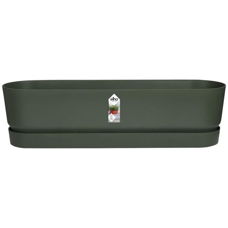 Greenville Oval piantatrice - Plastica - 50 - NERO