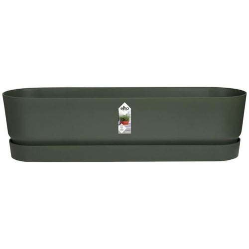 Greenville Oval piantatrice - Plastica - 50 - NERO