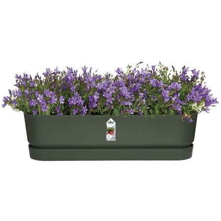 Greenville Oval piantatrice - Plastica - 50 - NERO