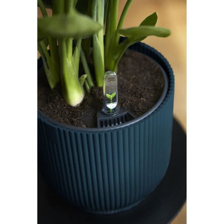 VIBE ROUME FLOWER POT - Plastica - 22 - Blu scuro