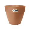 Elho Vibia Campana Fioriera Rotonda 55 - Marrone -  55 x H 47 cm - da esterno - 100% riciclata