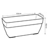 Fioriera Elho Vibia Campana Terrasse 80 - Marrone - L 77 x P 35 x H 33 cm - da esterno - 100% riciclata