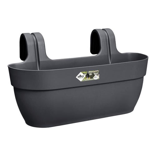 ELHO - Vaso da fiori - Vibia Campana Easy Hanger Large - Antracite - Balcone esterno - L 24,1 x P 46 x H 26,5 cm