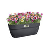 ELHO - Vaso da fiori - Vibia Campana Easy Hanger Large - Antracite - Balcone esterno - L 24,1 x P 46 x H 26,5 cm