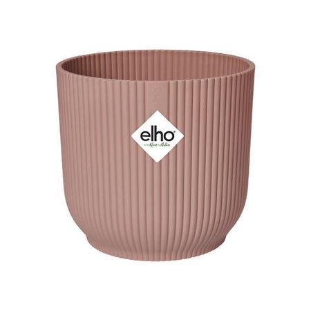ELHO Vibes Fold Vaso da fiori rotondo Wheels 35 - Rosa -  35 x H 32 cm - interno - 100% riciclato