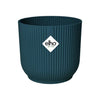 ELHO Vibes Fold Vaso da fiori rotondo Wheels 35 - Blu -  35 x H 32 cm - interno - 100% riciclato