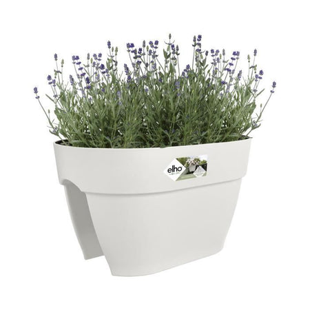 ELHO - Vaso da fiori - Vibia Campana Flower Bridge 40 - Silk White - Balcone esterno - L 26 x P 39 x H 22 cm