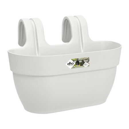 ELHO - Vaso da fiori - Vibia Campana Easy Hanger Medium - Silk White - Balcone esterno - L 24,1 x P 36 x H 26,5 cm