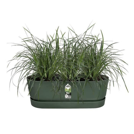ELHO - Vaso di fiori - Greenville Easy Balcony 52 - Verde foglia - Balcone - L 21,2 x P 52 x H 19,4 cm