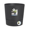ELHO - Vaso da fiori - Greensense Aqua Care Round 35 - Grigio antracite - Interno/esterno -  34,5 x H 34,1 cm