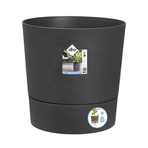 Elho Greensense Aqua Care Round 43 - Grigio -  43 x H 43 cm - interno/esterno - 100% riciclato