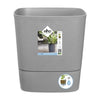 ELHO - Vaso da fiori - Greensense Aqua Care Square 30 - Cemento chiaro - Interno/esterno -  29,5 x H 30,2 cm