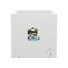 Fioriera Elho Vivo Next Square 40 - Bianco -  39 x H 38 cm - da interno/esterno - 100% riciclato