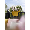 ELHO - Vaso da fiori - Vibia Campana Flower Bridge 40 - Giallo miele - Balcone esterno - L 26 x P 39 x H 22 cm