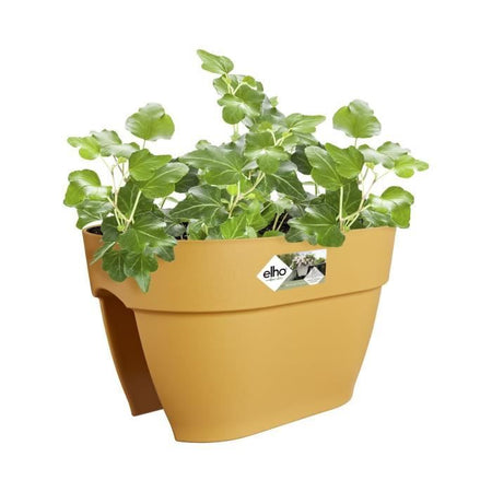 ELHO - Vaso da fiori - Vibia Campana Flower Bridge 40 - Giallo miele - Balcone esterno - L 26 x P 39 x H 22 cm