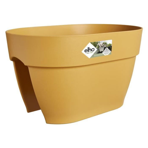 ELHO - Vaso da fiori - Vibia Campana Flower Bridge 40 - Giallo miele - Balcone esterno - L 26 x P 39 x H 22 cm