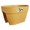 ELHO - Vaso da fiori - Vibia Campana Flower Bridge 40 - Giallo miele - Balcone esterno - L 26 x P 39 x H 22 cm