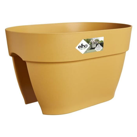 ELHO - Vaso da fiori - Vibia Campana Flower Bridge 40 - Giallo miele - Balcone esterno - L 26 x P 39 x H 22 cm