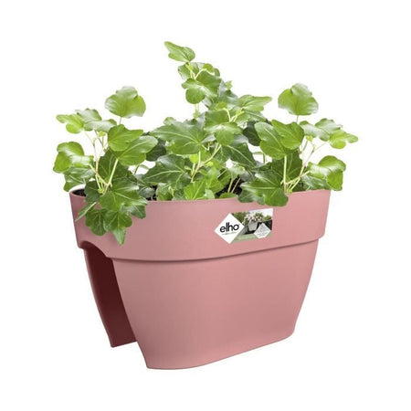 ELHO - Vaso di fiori - Vibia Campana Flower Bridge 40 - Dusty Pink - Balcone esterno - L 26 x P 39 x H 22 cm
