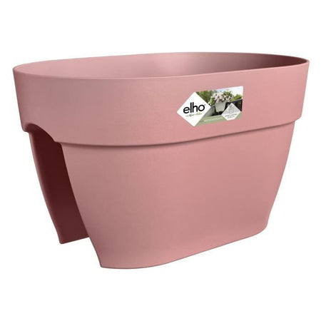 ELHO - Vaso di fiori - Vibia Campana Flower Bridge 40 - Dusty Pink - Balcone esterno - L 26 x P 39 x H 22 cm
