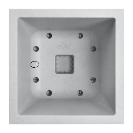 Fioriera Elho Vivo Next Square 40 - Grigio -  39 x H 38 cm - da interno/esterno - 100% riciclato