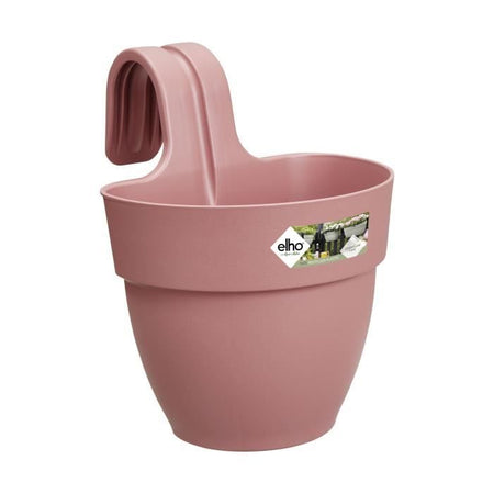 ELHO - Vaso da fiori - Vibia Campana Easy Hanger Small - Dusty Rose - Balcone esterno - L 24,1 x P 20,5 x H 26,5 cm