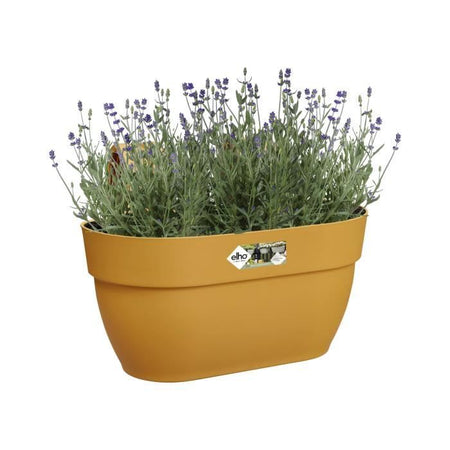 ELHO - Vaso da fiori - Vibia Campana Easy Hanger Medium - Giallo miele - Balcone esterno - L 24,1 x P 36 x H 26,5 cm