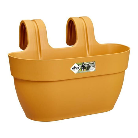 ELHO - Vaso da fiori - Vibia Campana Easy Hanger Medium - Giallo miele - Balcone esterno - L 24,1 x P 36 x H 26,5 cm