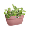 ELHO - Vaso da fiori - Vibia Campana Easy Hanger Medium - Dusty Pink - Balcone esterno - L 24,1 x P 36 x H 26,5 cm