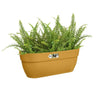 ELHO - Vaso da fiori - Vibia Campana Easy Hanger Large - Giallo miele - Balcone esterno - L 24,1 x P 46 x H 26,5 cm