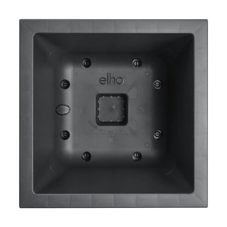 Elho Vivo Next Square 30 Fioriera - Nero -  30 x H 29 cm - da interno/esterno - 100% riciclato