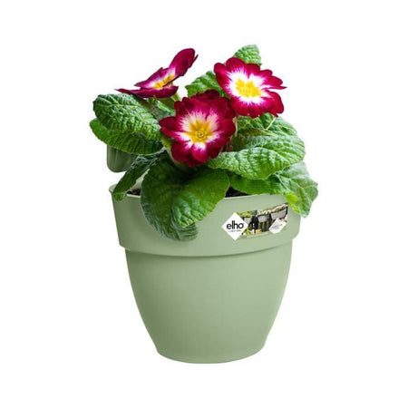 ELHO - Vaso da fiori - Vibia Campana Easy Hanger Small - Verde pistacchio - Balcone esterno - L 24,1 x P 20,5 x H 26,5 cm