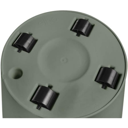 Loft Urban Round Flower Pot - Plastic - Percé - Tank - con ruote - 40 - verde