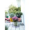 Loft Urban Round Flower Pot - Plastic - Percé - Tank - con ruote - 40 - verde