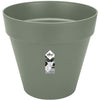 Loft Urban Round Flower Pot - Plastic - Percé - Tank - con ruote - 40 - verde