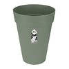 Vaso da fiori ELHO Loft Urban Round High 35 - Verde -  34 x H 45 cm - per esterno - 100% riciclato