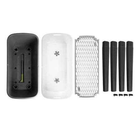 Orto in piedi ELHO Noa - Nero - L 79 x P 39 x H 94 cm - coltivazione e raccolta - 100% riciclato