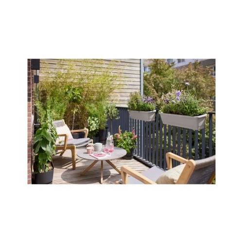 Elho Noa Balconiere L - Grigio - L 65 x P 20 x H 18 cm - Balcone esterno - 100% riciclato