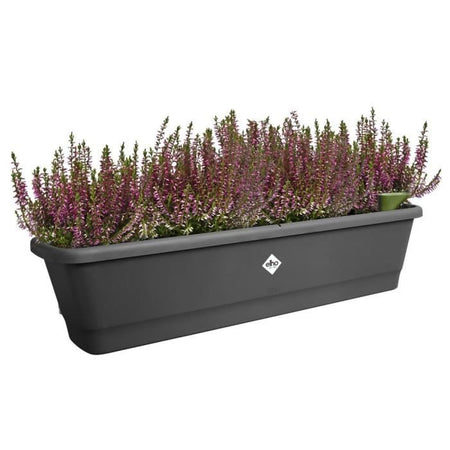 Elho Noa Balconiere XL - Nero - L 78 x P 20 x H 18 cm - Balcone esterno - 100% riciclato