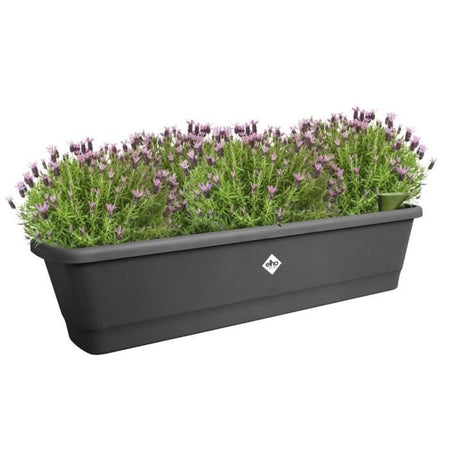 Elho Noa Balconiere XL - Nero - L 78 x P 20 x H 18 cm - Balcone esterno - 100% riciclato