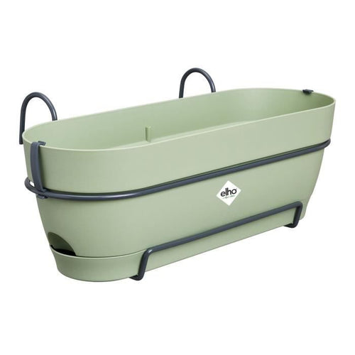 Elho Vibia Campana Balconniere Allin1 50 - Verde - L 50 x P 26 x H 17 cm - Balcone - 100% riciclato