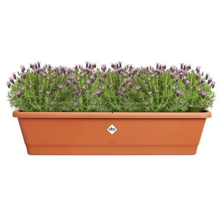 Elho Noa Balconiere XL - Marrone - L 78 x P 20 x H 18 cm - Balcone esterno - 100% riciclato