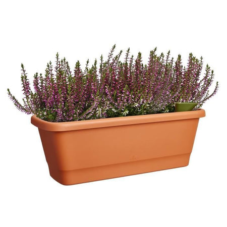 Elho Noa Balconiere M - Marrone - L 52 x P 20 x H 18 cm - Balcone esterno - 100% riciclato