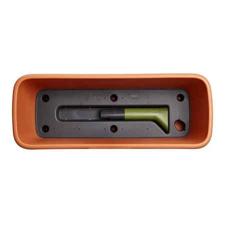 Elho Noa Balconiere M - Marrone - L 52 x P 20 x H 18 cm - Balcone esterno - 100% riciclato